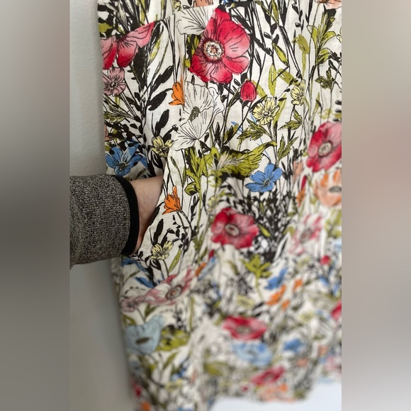 J. Jill Red and Pink Sundress Midi - Picture 6 of 16